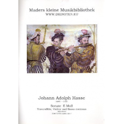 Sonate e-moll - Johann Adolf Hasse