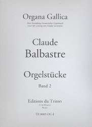 Orgelstücke Band 2 (dt) - Claude Benigne Balbastre