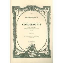 Concerto sol maggiore no.3 G480 per - Luigi Boccherini