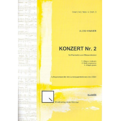 Konzert Nr.2 für Klarinette und Blasorchester : - Alois Wimmer