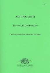 Ti sento o Dio bendato for soprano, - Antonio Lotti