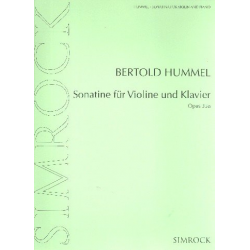 Sonatine op.35a - Bertold Hummel