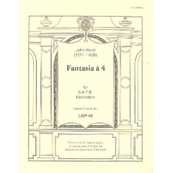 Fantasia à 4 for 4 recorder - John Ward