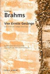 4 ernste Gesänge op.121 - Johannes Brahms