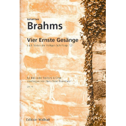 4 ernste Gesänge op.121 -Johannes Brahms