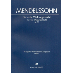 Die erste Walpurgisnacht MWVD03 - Felix Mendelssohn-Bartholdy