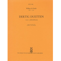30 Duette für 2 Altblockflöten - Willem de Fesch