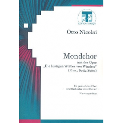Mondchor für gem Chor und Orchester - Otto Nicolai