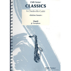 Sonate Nr.6 für 2 gleiche Saxophone - Nicolas Chedeville