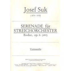 Serenade Es-Dur op.6 für Streichorchester - Josef Suk