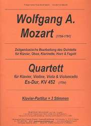 Quartett Es-Dur KV452 für - Wolfgang Amadeus Mozart