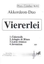 Viererlei für Akkordeon-Duo - Hans-Guenther Kölz