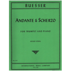 ANDANTE AND SCHERZO : FOR TRUMPET - Henri Büsser