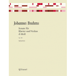 Sonate d-moll op.108 - Johannes Brahms