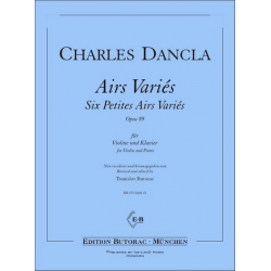 6 petites airs variés op.89 - Jean Baptiste Charles Dancla