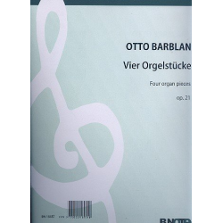 4 Orgelstücke op.21 für Orgel - Otto Barblan
