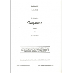 Gasparone - Carl Millöcker / Arr. Hans Hartwig