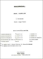 Madrigal: Se nel partir (ab Quintett) - Claudio Monteverdi / Arr. Jürgen Ramin