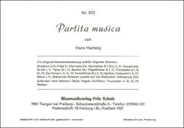 Partita musica - Hans Hartwig