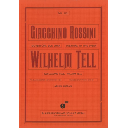 Wilhelm Tell (Ouvertüre mit Partitur) -Gioacchino Rossini / Arr.Armin Suppan