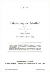 Erinnerung an "Martha" - Hans Hartwig
