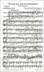Gesang aus dem 16. Jahrhundert (Osterhymne) - Giovanni da Palestrina / Arr. Herrmann Bohne