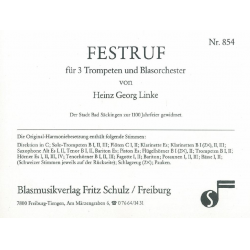 Festruf für 3 Trompeten und BLO - Heinz G. Linke