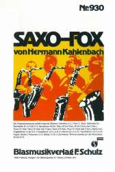 Saxo-Fox (Solo f. 4-5 Saxophone) -Hermann Kahlenbach