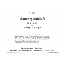 Schwarzwaldluft - Willy Lange