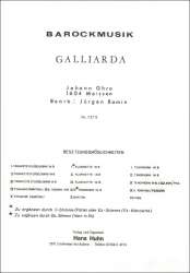 Galliarda (ab Quintett) - Johann Ghro / Arr. Jürgen Ramin