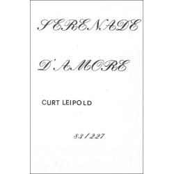 Serenade d'amore - Kurt Leipold