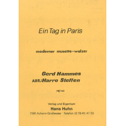 Ein Tag in Paris (Musette) - Gerd Hammes / Arr. Harro Steffen