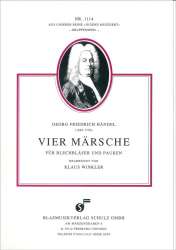Vier Märsche für Blechbläser und Pauken - Georg Friedrich Händel (George Frederic Handel) / Arr. Klaus Winkler
