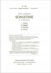 Sonatine für ein Bläserquartett - II. Adagio - Viktor Hasselmann