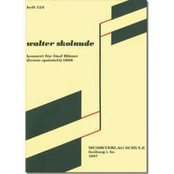 Konzert für fünf Bläser - Walter Skolaude