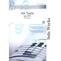 Air Varié op. 252 pour cornet a pistons et piano - Louis Canivez