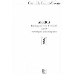 AFRICA OP.89 (FANTAISIE) POUR PIANO - Camille Saint-Saens
