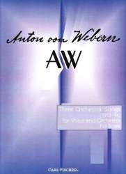 3 orchestral Songs : for solo voice - Anton von Webern