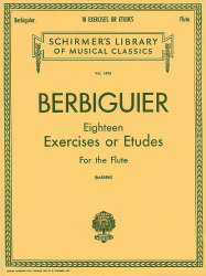 Eighteen Exercises or Etudes - Benoit Tranquille Berbiguier / Arr. Georges Barrère