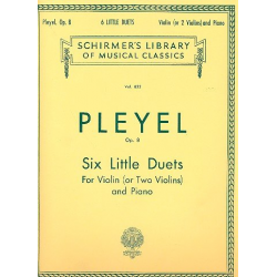 6 Little Duets op.8 for violin and piano - Ignaz Joseph Pleyel