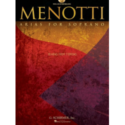 Menotti Arias for Soprano - Gian Carlo Menotti