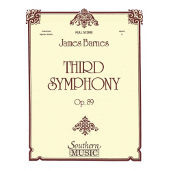 Third Symphony Op 89 -James Barnes