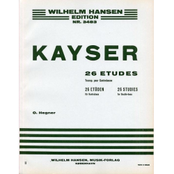 26 Etudes - H. E. Kayser