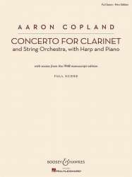 Konzert : für Klarinette und Streichorchester - Aaron Copland