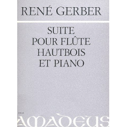 Suite - pour flûte, hautbois et piano - Rene Gerber