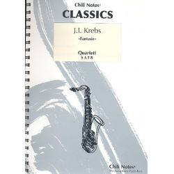 Fantasie für 4 Saxophone (SATBar) - Johann Ludwig Krebs