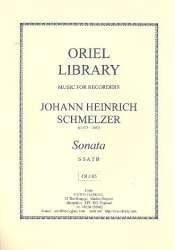 Sonata for 5 recorders (SSATB) - Johann Heinrich Schmelzer