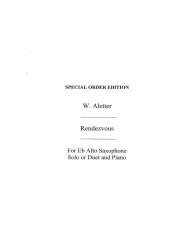 Rendezvous : for alto saxophone solo - Wilhelm Aletter