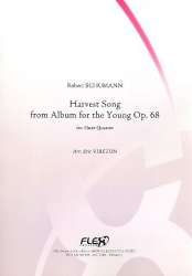 Schnitterliedchen op.68,18 für 4 Flöten - Robert Schumann