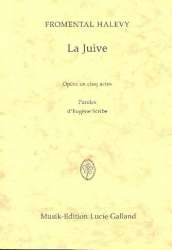 La Juive Klavierauszug (fr) - Jacques Francois (Fromental) Halevy